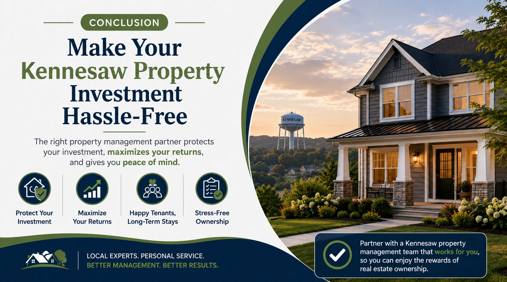 Conclusion: Make Your Kennesaw Property Investment Hassle-Free
