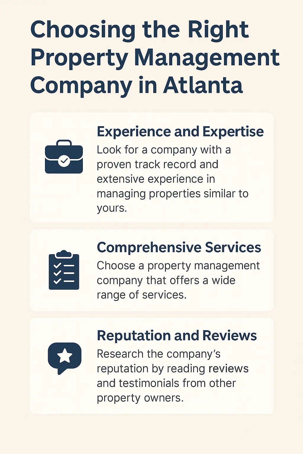 Choosing the Right Property Management Company in Atlanta