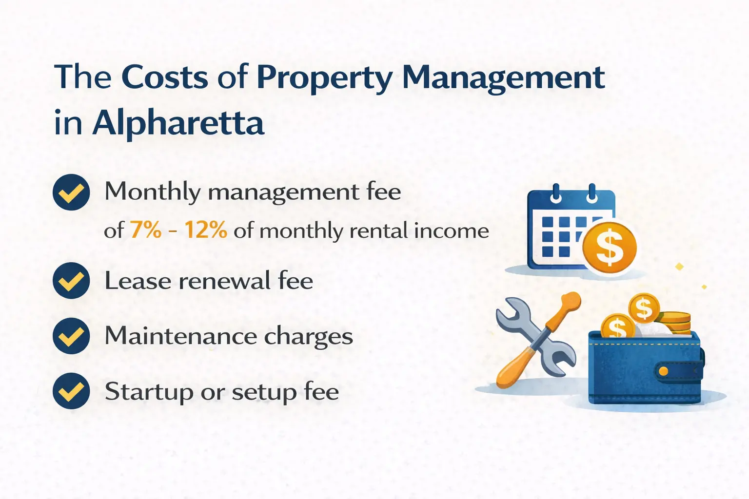 Costs of Property Management in Alpharetta