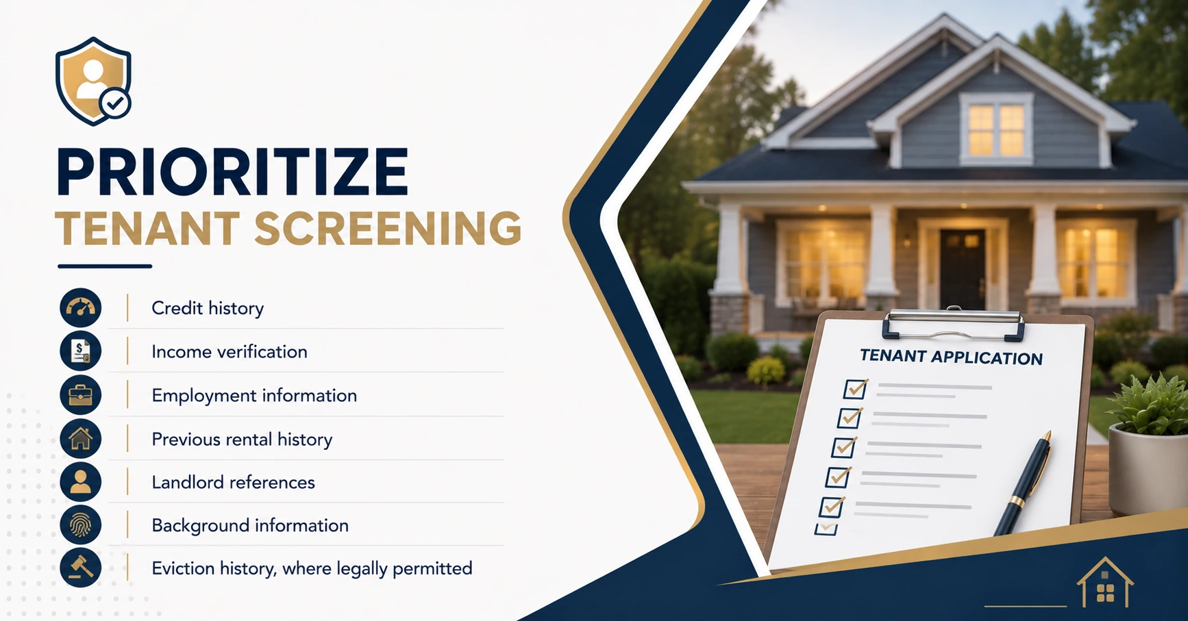 Prioritize Tenant Screening